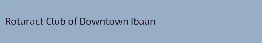 Rotaract Club of Downtown Ibaan